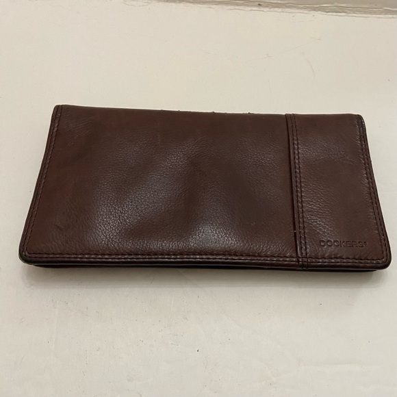 Vintage Dockers, Brown  Genuine Leather Long Wallet - Picture 5 of 12